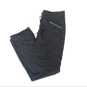 Athleta Black Sweatpants Back Pockets Size M